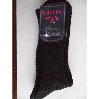 Pánské ponožky VERA- pánské zimní ponožky BATEPO hnědé 41-42(27-28) (pánské vlněné ponožky)