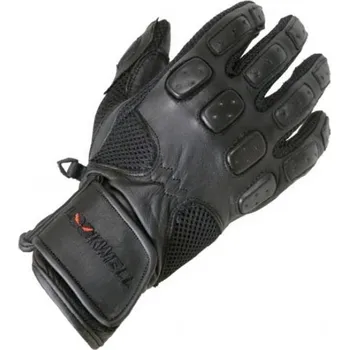 Moto rukavice Letní motocyklové rukavice Lookwell SUMMER MESH černé Velikost: M