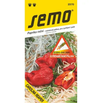 Semeno SEMO Carolina Reaper paprika pálivá 10 ks