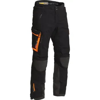 Moto kalhoty Lindstrands Sunne Pants Black/orange Velikosti pánské: 60