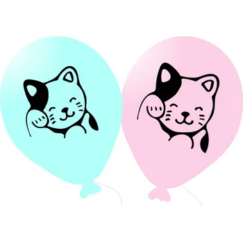 Party dekorace Kočička balónky 6 ks 27 cm balonky.cz 42