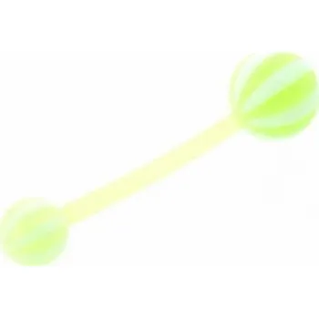 Piercing UV Piercing banánek plast