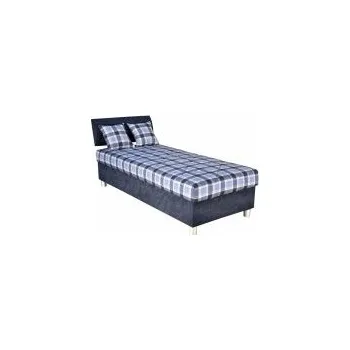 Postel BLANAŘ Čalouněná postel Tesla 90x200 modrá