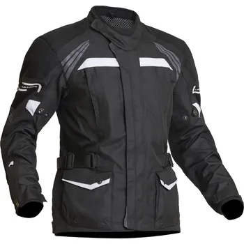 Moto bunda Lindstrands Transtrand Black/white pánská textilní motocyklová bunda Velikosti pánské: 56