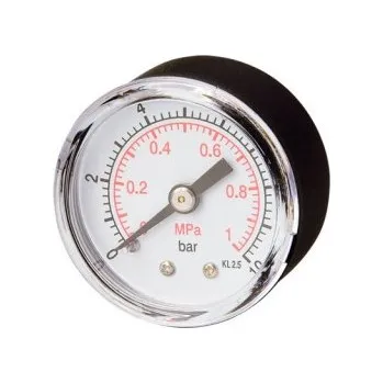 Spojovací materiál motoru Manometr 1/8" 0-16 bar MZ 40mm plast zadní