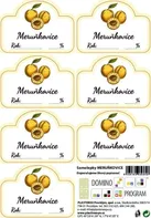 Plastimex Samolepící etikety Meruňkovice 7 ks