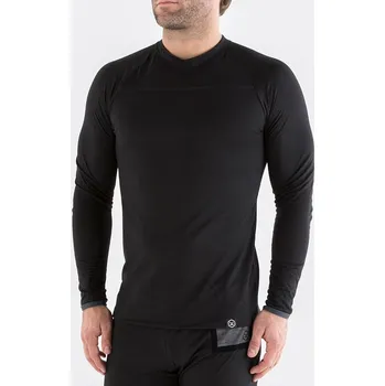 Pánské tričko Pánské funkční tričko Merino Knox JACOB, dlouhý rukáv, černé Barva: Černá, Velikost: S