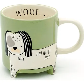 Zelený hrnek Pejsek