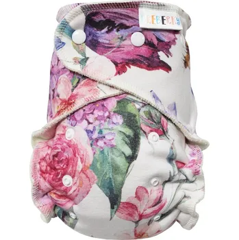 Plenkové kalhoty Breberky BIO Kalhotková plenka s GOTS (M) - Květinový sen PAT