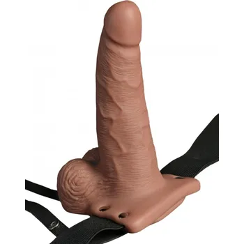 Připínací penis Nasazovací penis Pipedream FFS 6" Hollow Recharge Strap On - s kupónem KUP15 cena 1369 Kč + extra diskrétní expedice
