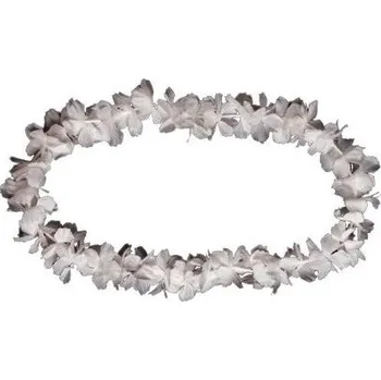 Party dekorace Hawaii party věnec bílý