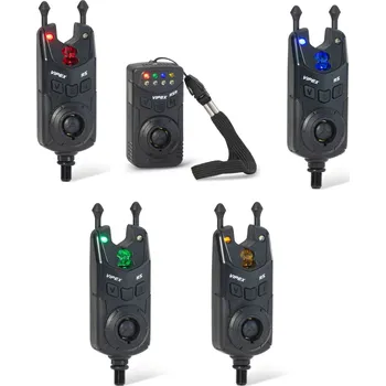 Signalizátor záběru Anaconda - Anaconda sada 4 hlášičů s příposlechem Vipex RS (červená, modrá, zelená, žlutá)