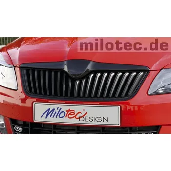 Tuning Horní lišta přední masky, Škoda Fabia II Facelift, 2010 - 2014, Limousine / Combi (11.2 516 04)