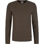 Q/S s.Oliver pánský svetřík ze strukturované pleteniny melírovaný khaki Velikost: XL