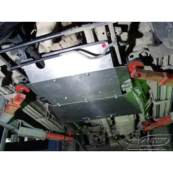 Kryt motoru Kryt převodovky a diferenciálu, NISSAN Patrol, (Y61), 1997->2000, ohýbaný, hliník 5 mm (75.15.0510)