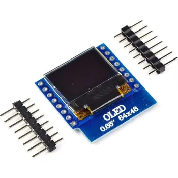 Elektronická stavebnice Oled 0,66" 64*48 Wemos D1 mini shield