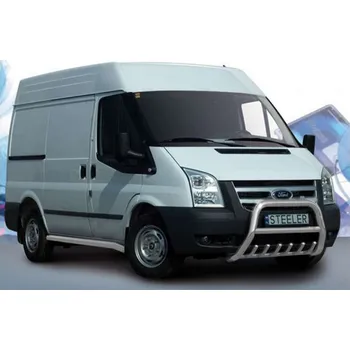 Tuning Ochranný přední rám se zuby nerez s EC homologací Ford Transit VII, 2006-2013 (63.TRANSIT-R0070)