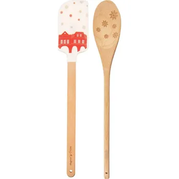 Sada kuchyňského náčiní Orion Sada kuchyňská stěrka s vařečkou 2 ks Winter City