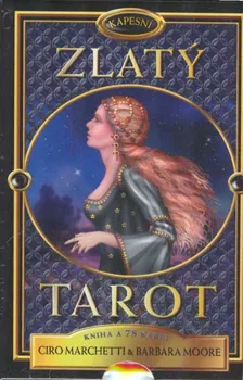 Kapesní Zlatý tarot: Kniha a 78 karet - Barbara Moore, Ciro Marchetti (2020, brožovaná)