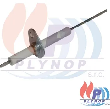 Příslušenství ke kotli Elektroda ionizační ( s konektorem ) DAKON P LUX, DAKON GL EKO, MT, PT - 7116 0379 / 87381018490 / 71160379