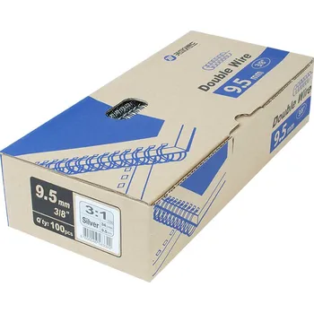 Vázací hřbet COPIERLAND Drátěné hřbety 3/8" / 3 1 / 9,5 mm - stříbrné