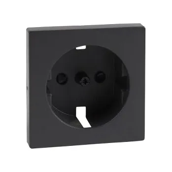 Elektrická zásuvka SCHN MTN2330-0414 Merten - Centrální deska pro zásuvku SCHUKO, System M, Antracit