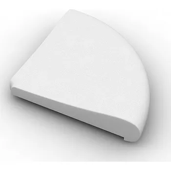 Bazénový lem Rádius R230cm opačný, umělý pískovec bílý