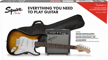 elektrická kytara Fender Squier Affinity Strat + Frontman 10 G