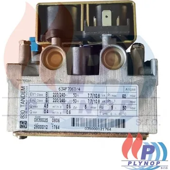 Příslušenství ke kotli Plynnový ventil / armatura SIT 830 TANDEM 0830035 IMMERGAS SUPER SIRIO, SIME - 1.021494 / 1.5631 / 0830035