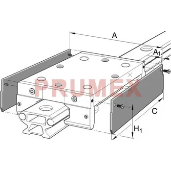INA ABAL 52 boční deska pro vozíky LFL