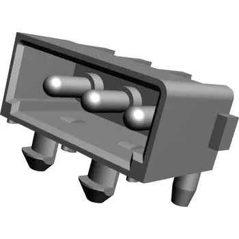 Elektrický konektor TE Connectivity MATE-N-LOK konektor do DPS 3, rozteč 5.08 mm, 643488-1, 1 ks