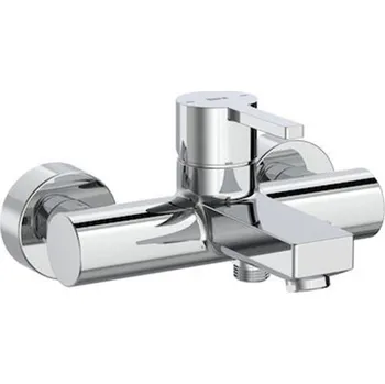 Vodovodní baterie Roca Naia vanová nástěnná baterie bez sprchové sady, chrom (A5A0296C00)