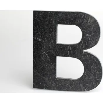 Domovní číslo popisné Břidlice LILY - písmeno "B"