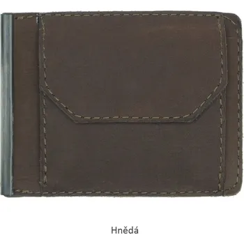 Peněženka Kožená dolarovka Barva: TERRA / tmavě hnědá
