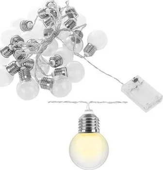 Vánoční osvětlení ISO 8623 světelný řetěz 20 LED teplá bílá