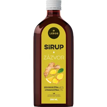 Sirup Leros Sirup zázvor 250 ml