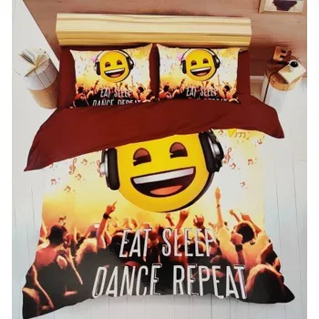 Povlečení KSTL 7-dílné 3D povlečení - Smajlík