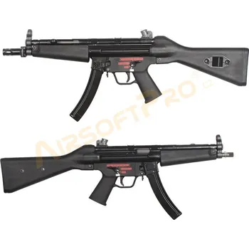 Airsoftová zbraň WE Airsoftový samopal Apache A2 GBB - celokov, blowback