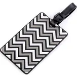 Jmenovka / visačka na kufr, barva 3 šedá perlová