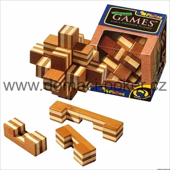 Hlavolam Philos Green games babusový hlavolam - Philos bamboo Star puzzle 6054