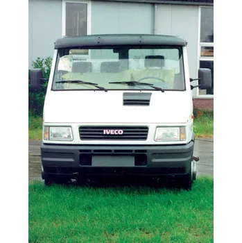 Plexi ofuk oken Sluneční clona Iveco Daily -1998, standart roof, art. 5034S/komplet (kompletní clona - akrylová část s montážní sestavou)