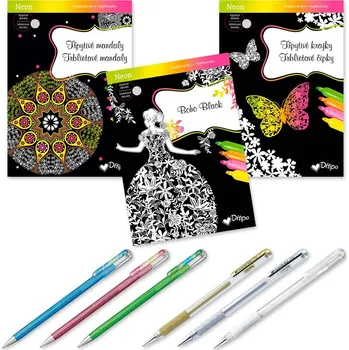 omalovánky Třpytivý omalovánkový set