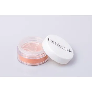 Tvářenka Pure&simple Minerální tvářenka / Peach 3 gr. Jemná broskvová, teplý podtón.