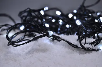 Vánoční osvětlení Solight 1V101-W řetěz 100 LED studená bílá