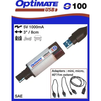 Nabíječka autobaterie SAE-100 doplňky k nabíječkám Optimate a Tecmate
