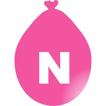 Balónek Balónek písmeno N růžové balonky.cz anr
