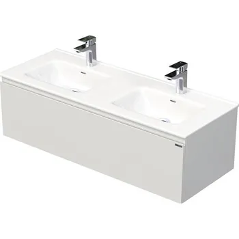 Umyvadlo Koupelnová skříňka s dvojumyvadlem Intedoor LETTY 121 cm LE 120D 1Z