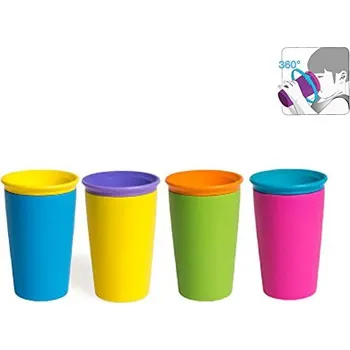 Dětský spotřebič Dětský vodotěsný hrnek 360° WOW Cup - oranžový