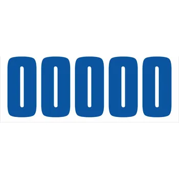 Papír Samolepicí O modrá samolepící vinylová fólie velikost znaku 300 mm