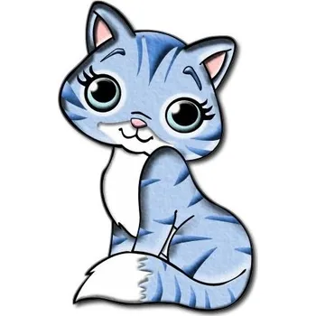 Nášivka Pelisport Nažehlovačka Kočka 1 tištěná 4,5 x 7 cm